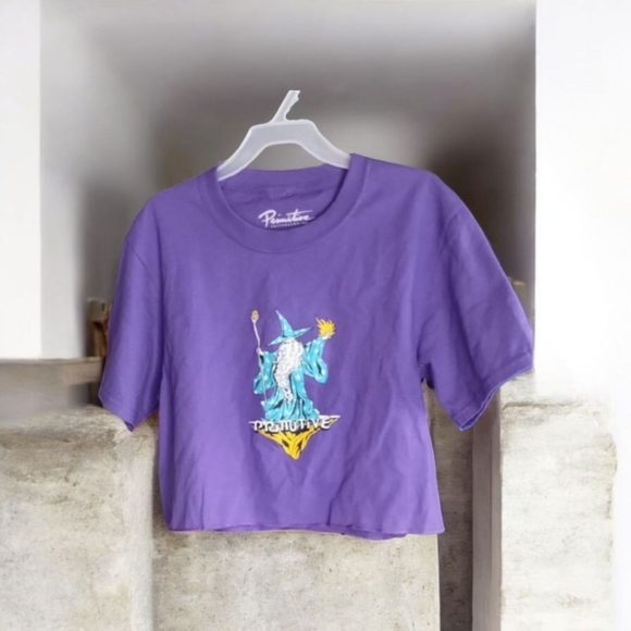 Primitive Tops - Primitive  Purple Graphic T-Shirt